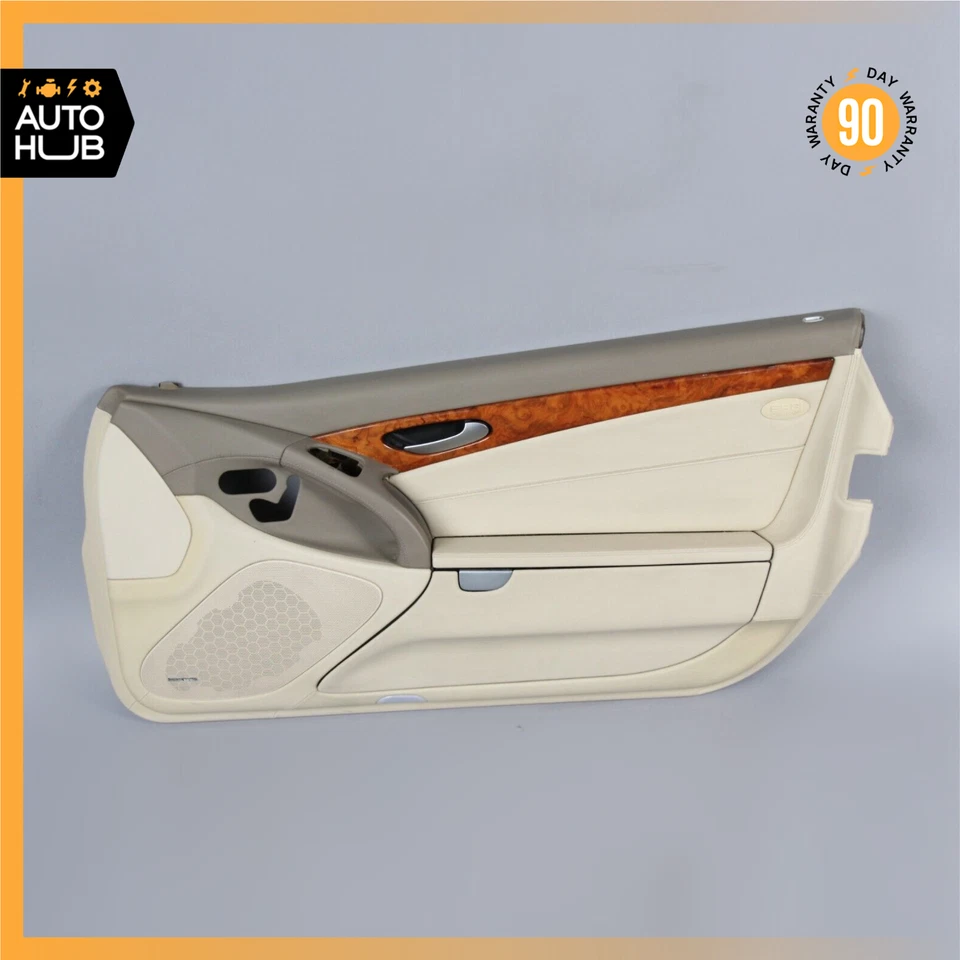 09-12 Mercedes R230 SL550 Panel de puerta interior lado del pasajero derecho beige OEM 79k Foto 2 de 4