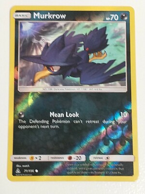 Pokémon TCG Murkrow Sun & Moon: Ultra Prism 71/156 Common Reverse Holo