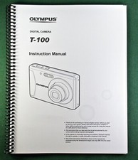 Olympus T-100 Instruction Manual: 61 Pages with Protective Covers 