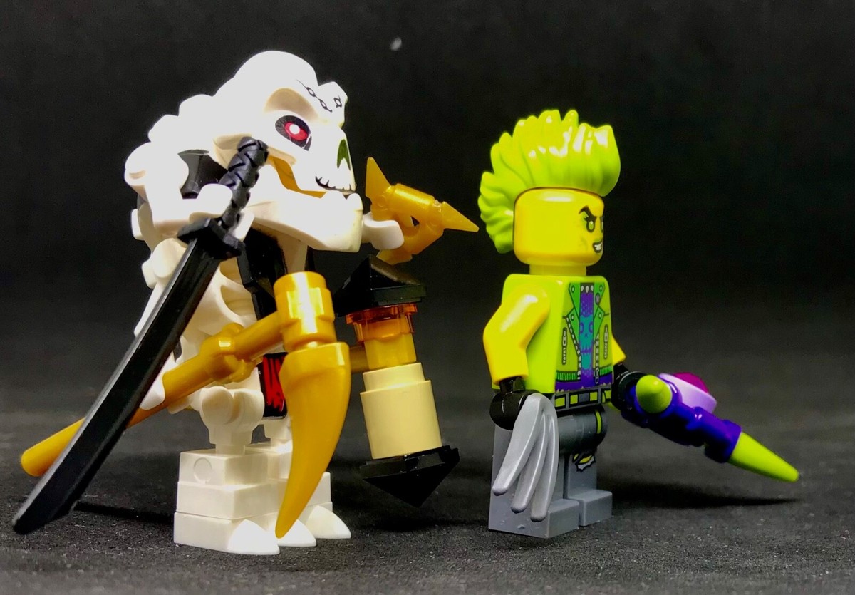 NINJAGO © GENUINE LEGO JAY POISON TOX + SAMUKAI THE BOSS WORLD 782