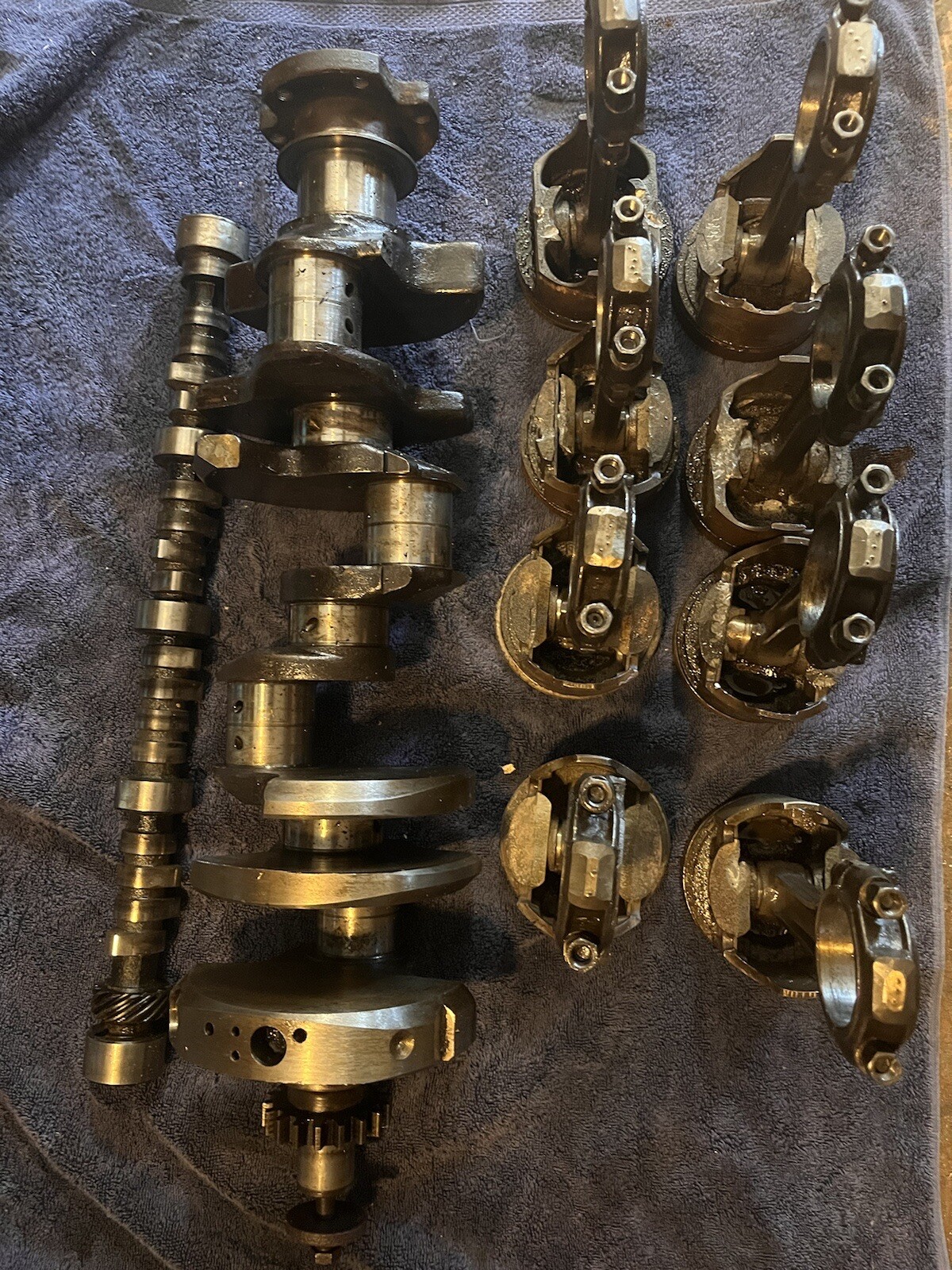 1964 Corvette 327 300hp Engine Matching Numbers Fuelie 461 Heads Camel