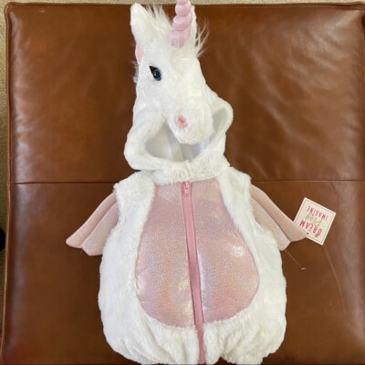 NWT Plush Winged Unicorn Costume Full Zip Dream Play Imagine