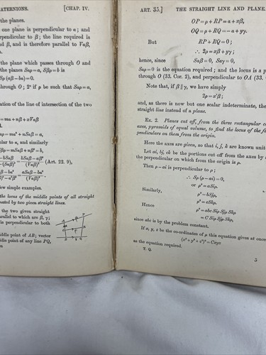 Introduction to Quaternions 2nd Signed by Lester S. Hill L.S. Hill Cipher Math - Picture 7 of 24