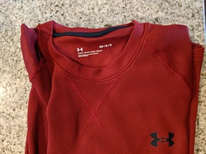under armour men's ua waffle crew long sleeve