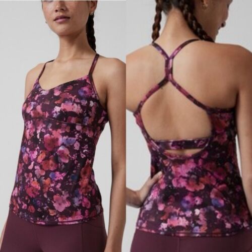 Athleta Vinyasa Printed Support Top. Size Small. New With Tags. - Picture 2 of 11
