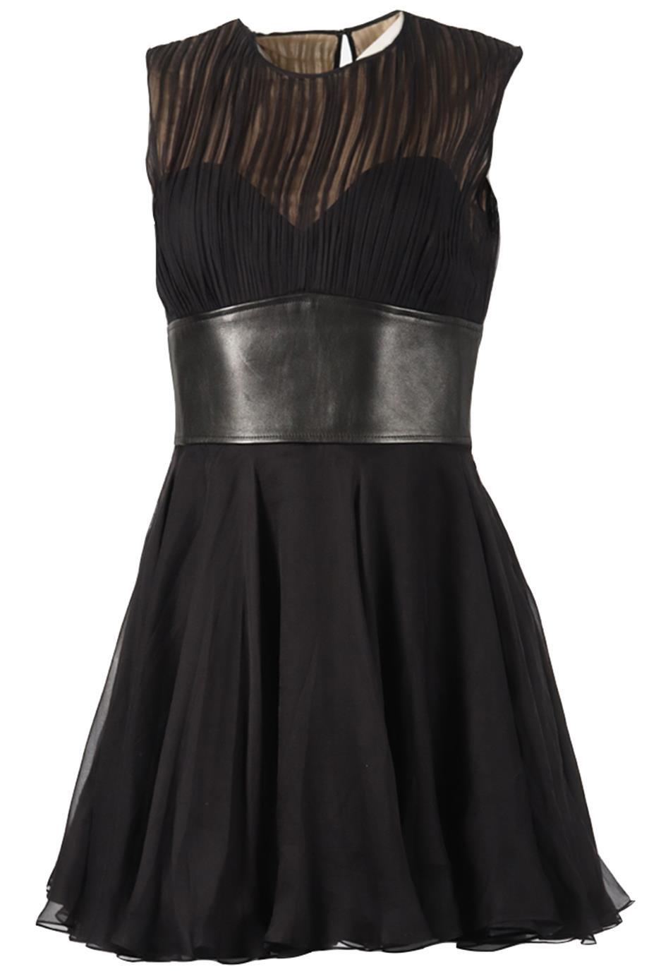 SAINT LAURENT MINI ABITO SETA FR 38 UK 10