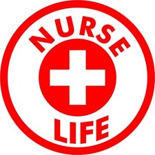 NURSE LIFE High Quality Oracal Vinyl Decal Bumper Sticker Laptop Medical RN Yeti