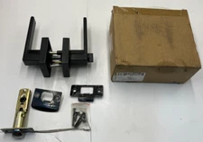 Design House Delavan Privacy Bed and Bath Door Lever Oil Rubbed Bronze 702340