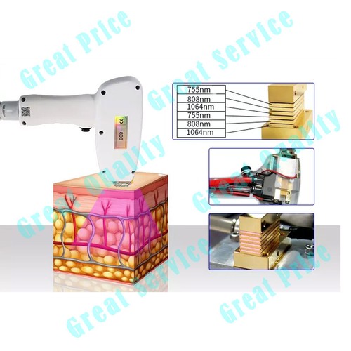 Diode Laser 755nm 808nm 1064nm Permanente Haarentfernung Maschine Gesicht Körper - Bild 9 von 12