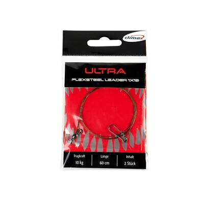 Climax Ultra 1x19 Stahlvorfach mit Wirbel 15kg