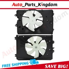 Electric Radiator Condenser Cooling Fan Assembly For 2009-2015 Honda Pilot