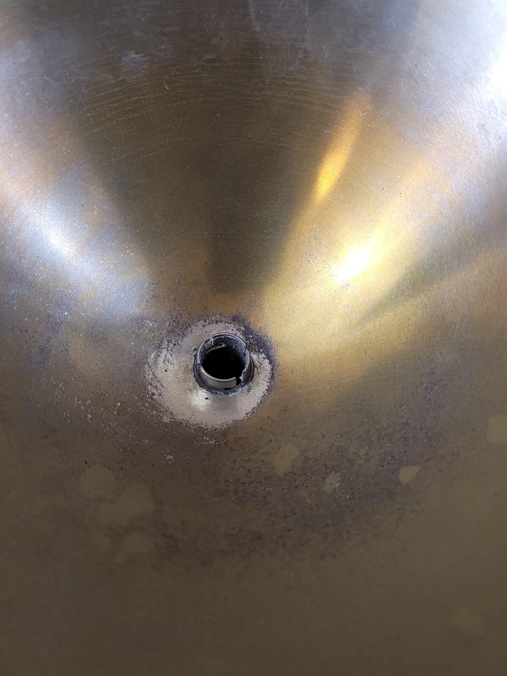 Antigua lámpara de faro de tambor de pasillo de 10,5" CM Rat Rod Hot Rod años 1910 1920 Foto 4 de 4