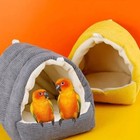 Pet Bird Bed Parrot Parakeet Budgie Warm Hammock Cage Hut Tent Hanging Cave UK