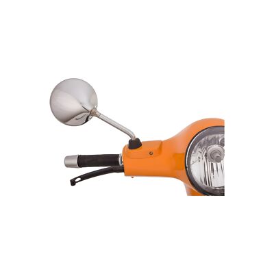 Spiegel SIP Style Shorty chrom Ø110mm M8 für Vespa LX, LXV, S, GTS, GTS Super