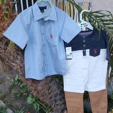 U.S Polo ASSN. Boy 3 piece Set size 6