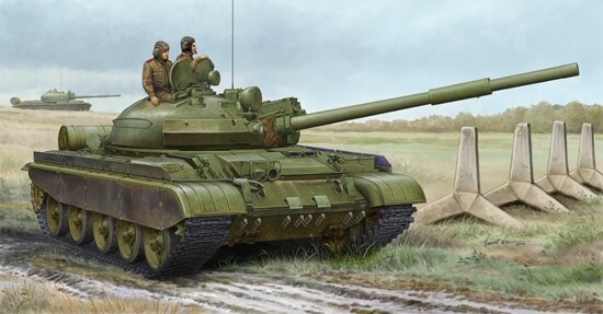 TRUMPETER 01553 1:35 Russian T-62 BDD Mod.1984 (Mod.1962 modification) - with 3