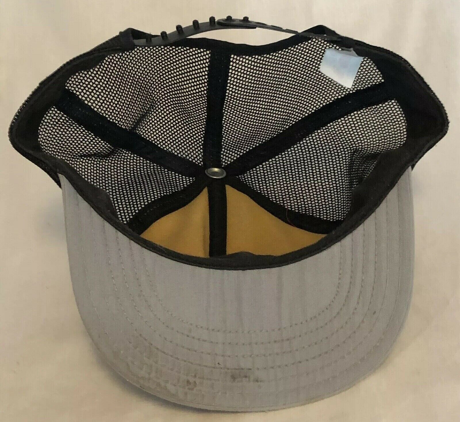 Moews Patch Mesh Snapback Gray Black Trucker Hat … - image 7