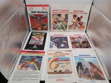 10 Imagic Atari 2600 Manuals Only 