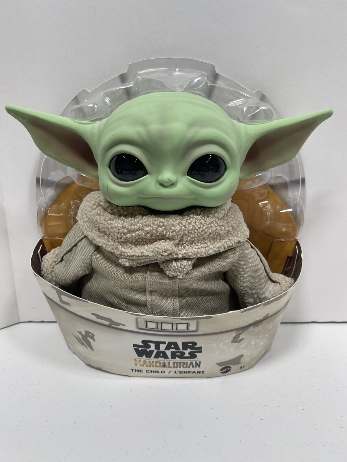 Star Wars Mandalorian The Child 11" Plush Baby Yoda Doll by Mattel - NIB