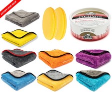 Collinite Double Coat 476s Carnauba Auto Wachs +2 Pads + Microfasertuch Auswahl