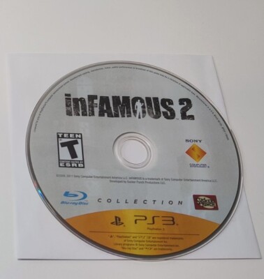 Infamous 2 Collection (PS3 PlayStation 3) - DISC ONLY 