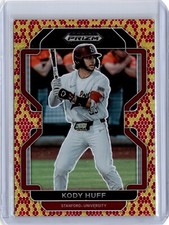 2022 Prizm Draft Picks Snake Skin Kody Huff 8/25 (B22) Rockies