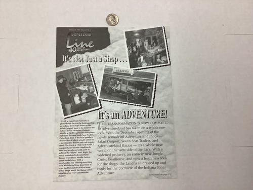 Disneyland Line “It’s Not Just a Shop It’s an Adventure” April 28, 1995 Cast
