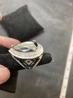 Pair of Massive Enamel and Black Diamond Costume Rings From Film Collection — photo 3