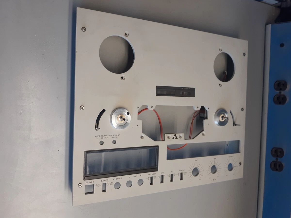 Teac X-7R Reel To Reel FACEPLATE METERS and related parts pictured
