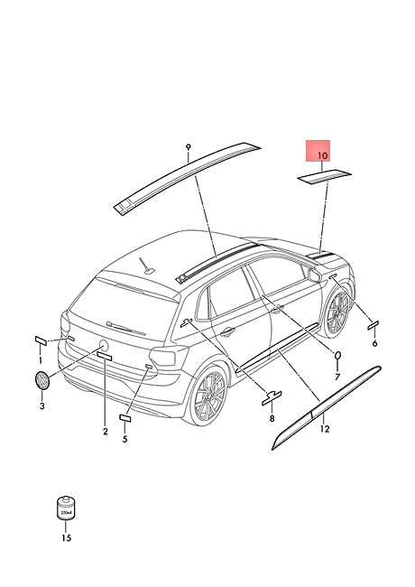 Genuine VW Polo Derby Vento-IND Decorative Foil For Bonnet 