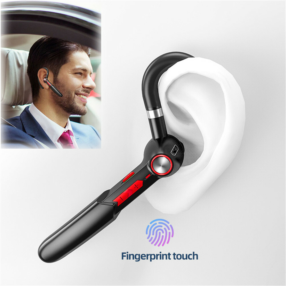 Bluetooth Earphone Wireless Earpiece Sports Workout Headset Hands-free Call