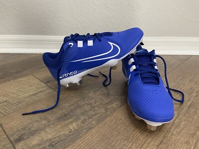 Nike Womens Hyperdiamond 4 Elite Metal Softball Cleats CZ5920-414 Blue Size 8