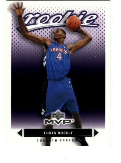 CHRIS BOSH 2003-04 Upper Deck MVP RC Rookie #204 Raptors HOF