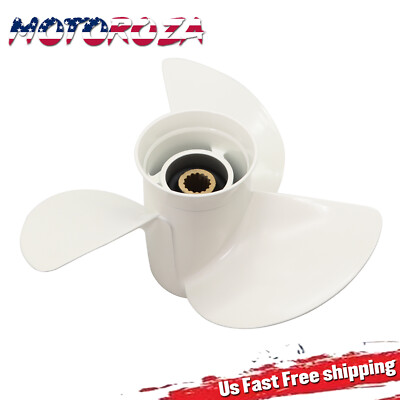 6E5-45947-00-EL 13 1/2x15-K Aluminum Outboard Propeller for Yamaha 50-130HP