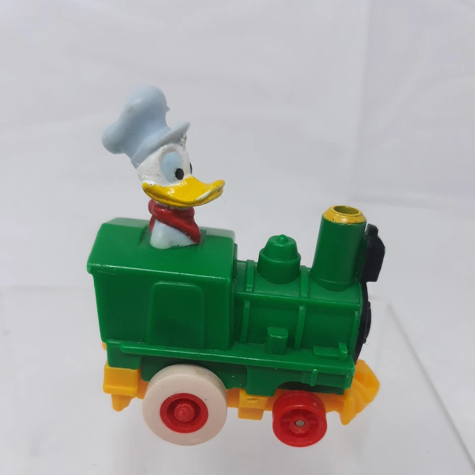 Disney Donald Duck Train (Friction) Steam Locomotive Vintage Toy - Image 4 of 4