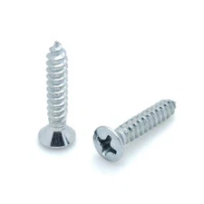 #6 x 3/4" Oval Head Zinc Coated Phillips Head Wood Screws, 100 Qty (BCP363)
