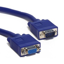 Lot-of-150-VGA-Male-to-VGA-Female-One-Foot-Long-Cable-Wholesale-New
