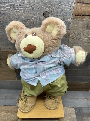 Vintage Furskins Bear Plush Boone Furskin 22'' Bee-Keeper Outfit  Xavier Roberts