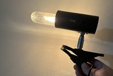 Black Dimmable Adjustable Reptile Clamp Heat Lamp Fixture Holder withn