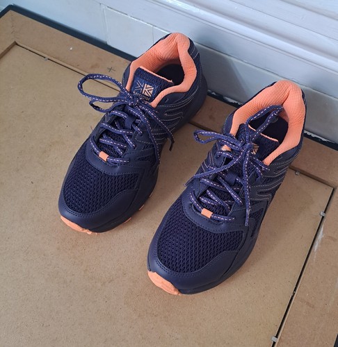 Reino Unido Talla 6 Karrimor Mujer Damas Tenis Entrenadores EU 39 Azul Marino Naranja Caminar Ru - Imagen 10 de 11