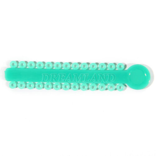 1040 Stck. Ligaturkrawatte Zahnkieferorthopädie Ring Elastisch Latexbänder 45 Farben - Bild 61 von 496