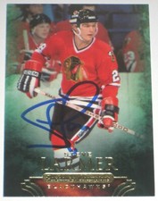 STEVE LARMER SIGNED 11-12 UD PARKHURST CHAMPIONS BLACKHAWKS CARD AUTOGRAPH AUTO!