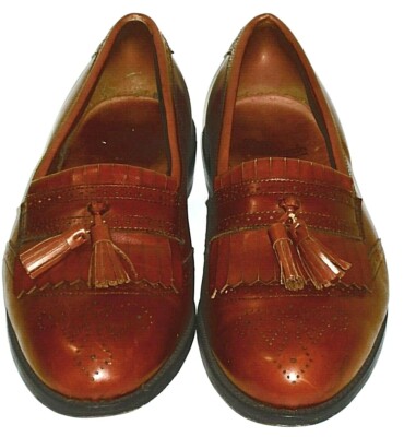 Allen Edmonds Bridgeton Slip On Loafers Tassel Leather 