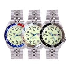 Tandorio Green Luminous 41mm Sapphire 20ATM NH36A Automaric Diver Watch for Men