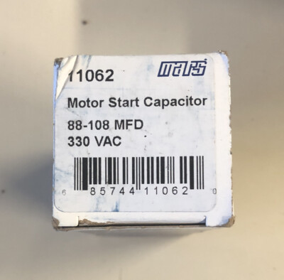 Mars 685744-11062 Motor Start Capacitor 88-108 MFD for sale online  