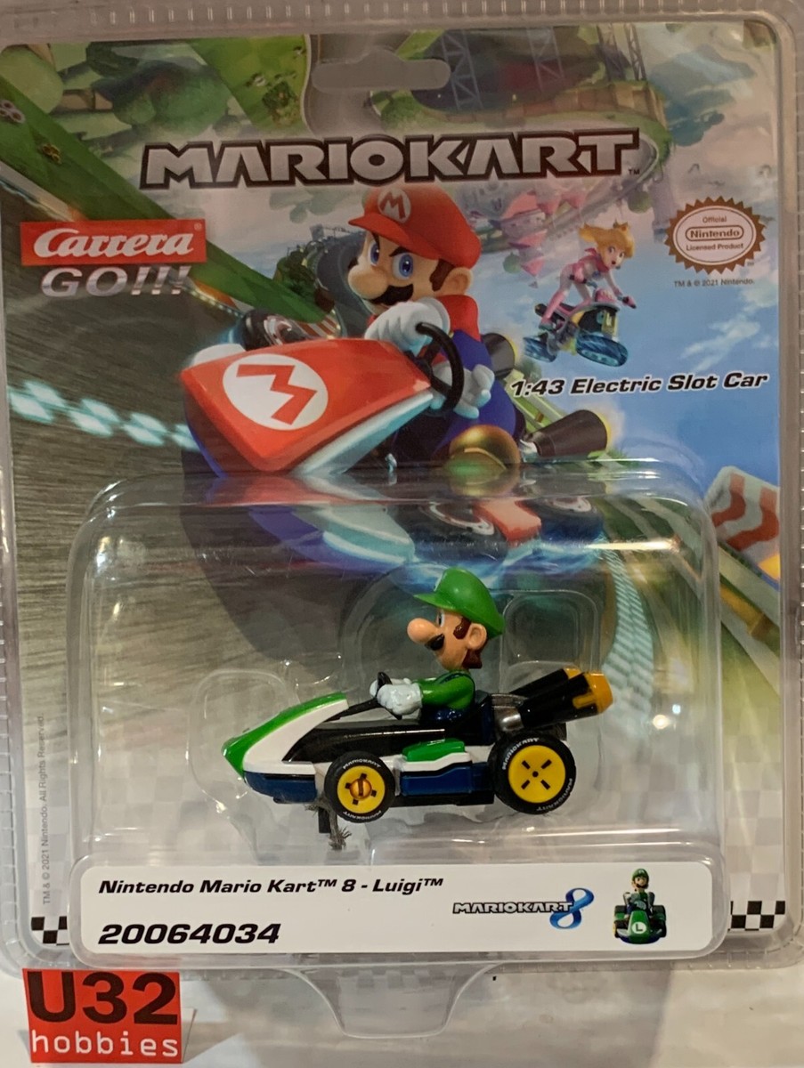 Slot Car Carrera Go!!! 64034 Nintendo Mario Kart Luigi UK
