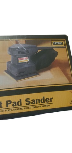 Craftsman Professional 1/4 Sheet Pad Sander With Dust Bag And Manual | eBay