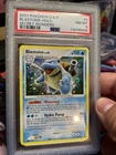 Blastoise Holo Bleed Swirl PSA 8 Diamond & Pearl Secret Wonders 2/132 Rare