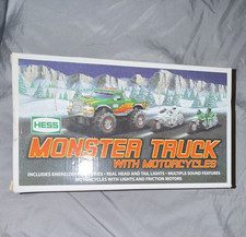 Monster truck Hess 2007 avec jeu de motos, feux et moteurs à friction