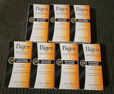 (7) Bigen Permanent Powder Hair Color - 59 Oriental Black
